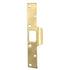 Warwick Heavy Duty Security Latch Strike Plate, Polished Brass SH1004PB