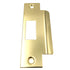 Warwick Door Heavy Duty Large Lip Strike Plate, Polished Brass SH1005PB