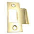 Warwick Door Heavy Duty "T" Strike Plate Replacement, Polished Brass SH1008PB