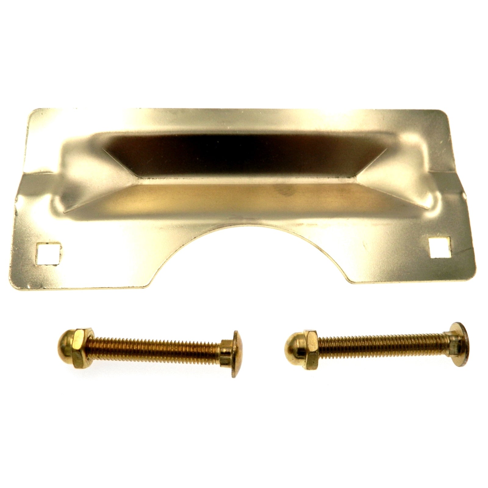 Warwick Out-Swinging Door Heavy Duty Latch Guard Cover, Polished Brass SH1016PB