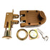 Warwick Door Interlocking Single Cylinder Deadbolt Lock, Bronze SH1020BZ