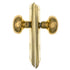 Warwick Solid Brass Round Passage Door Knob Set, Polished Brass SH1022PB