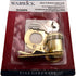 Warwick Cabinet & Drawer Lock, Max Thickness: 1/2", Polished Brass SH1038PB