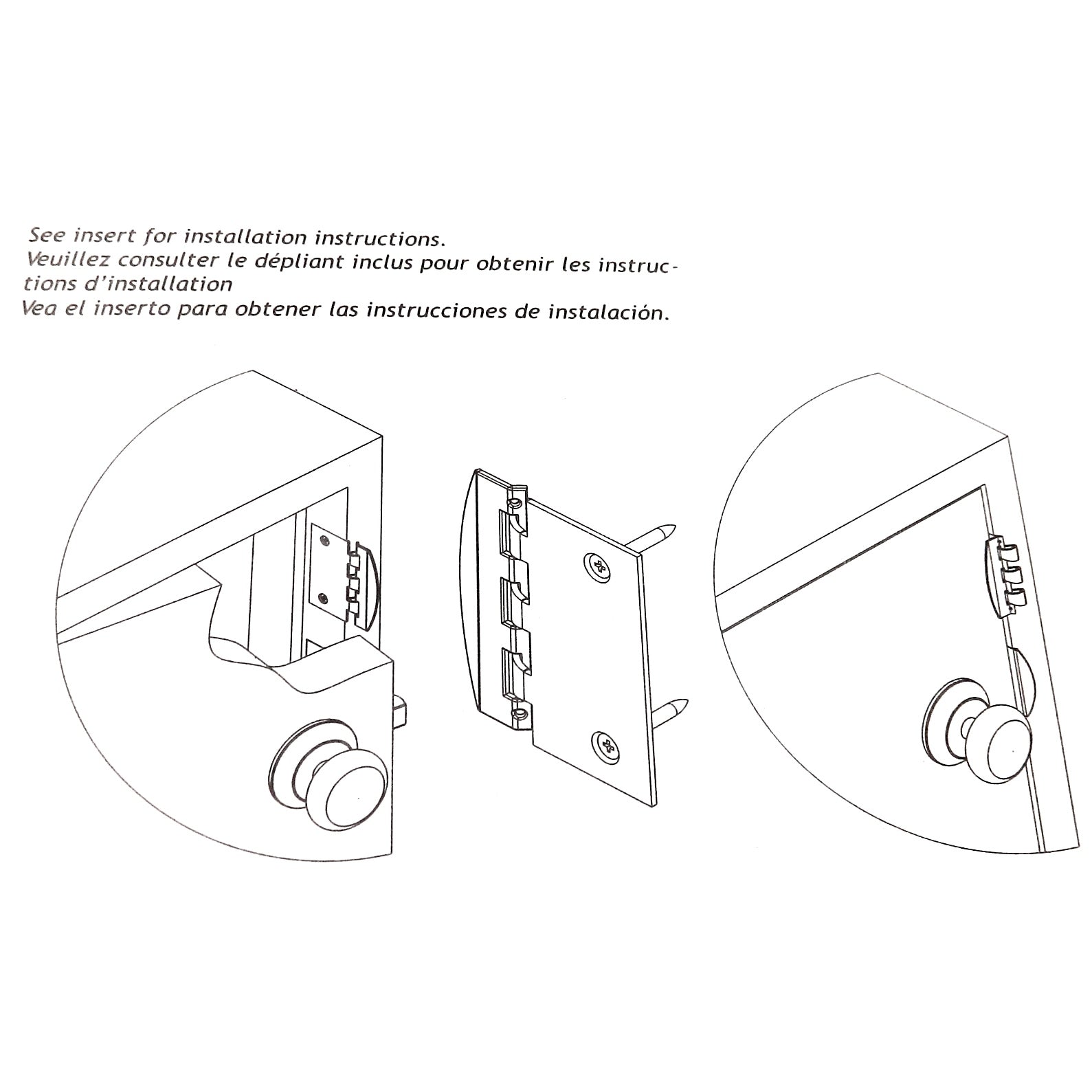 Warwick Child Safe Privacy Flip Door Lock, White SH1060W