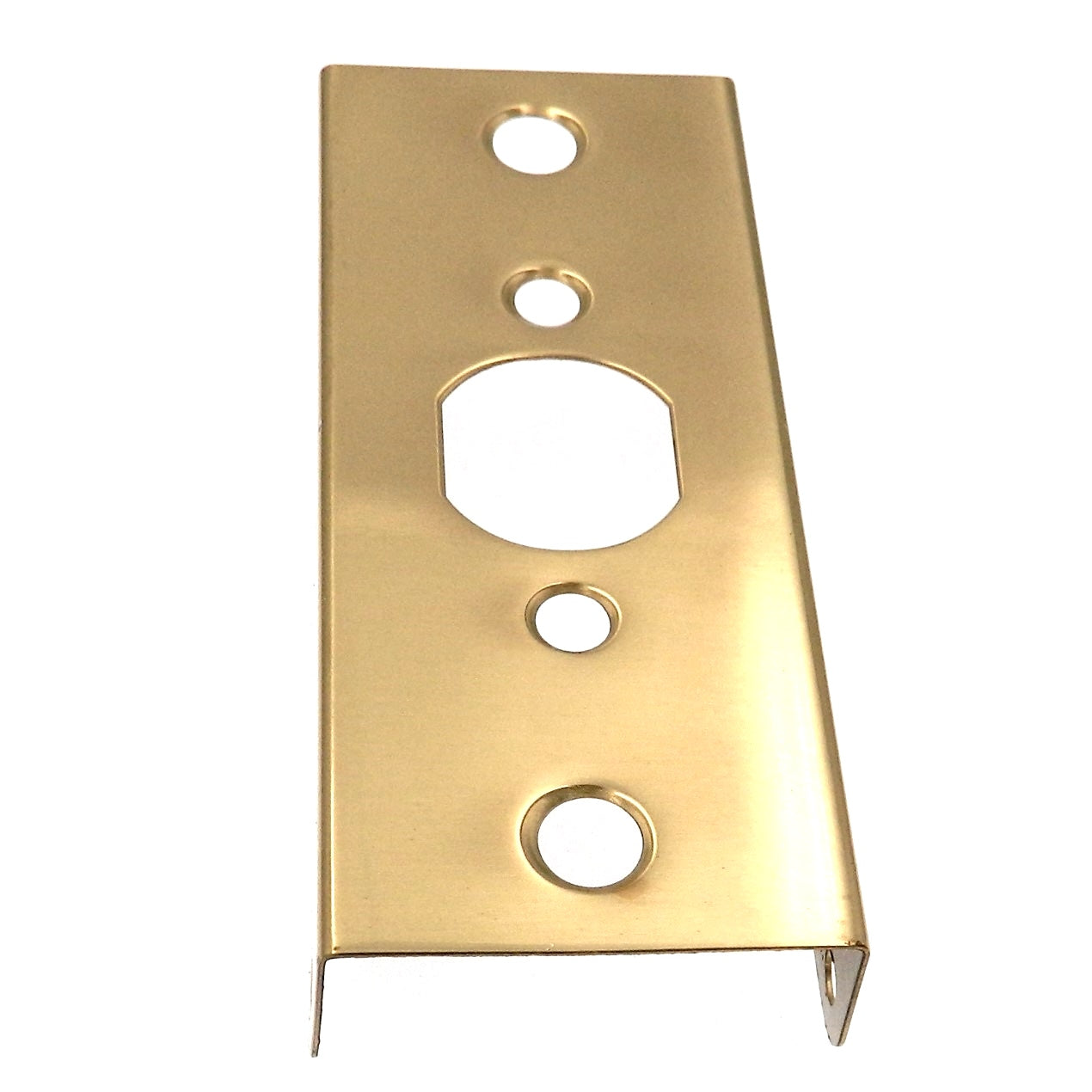 Warwick Door Edge Guard Reinforcer for 1 3/4" Door, Polished Brass SH1073PB