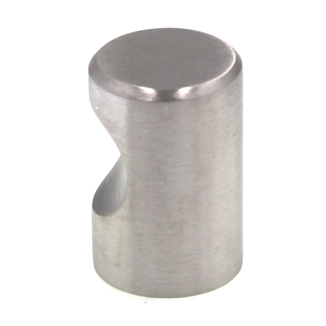 Schaub 1 1/8" x 3/4" Whistle Cabinet Knob Brushed Stainless Steel SS010