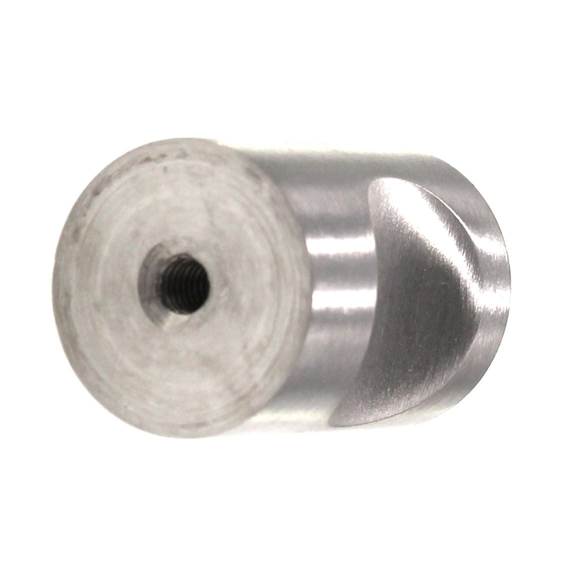 Schaub 1 1/8" x 3/4" Whistle Cabinet Knob Brushed Stainless Steel SS010