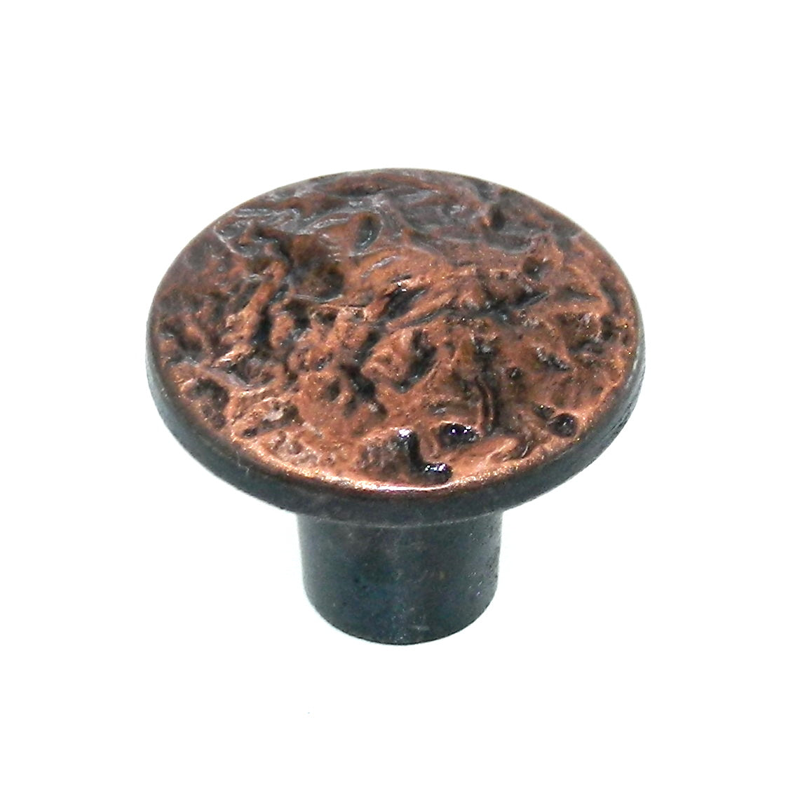 Vintage Amerock Colonial Antique Copper 1" Round Cabinet Knob T504-AC