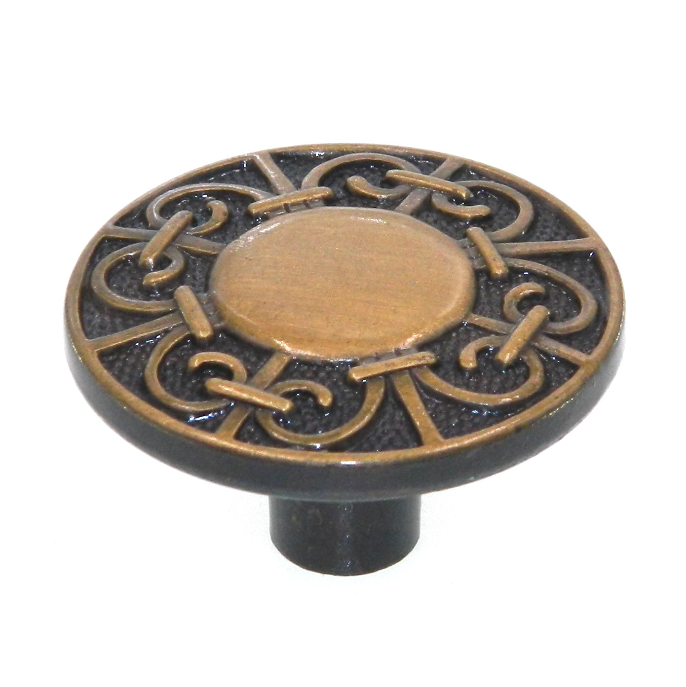 Amerock Renaissance Antique English 1 3/8" Round Cabinet Knob Pull BP800-AE