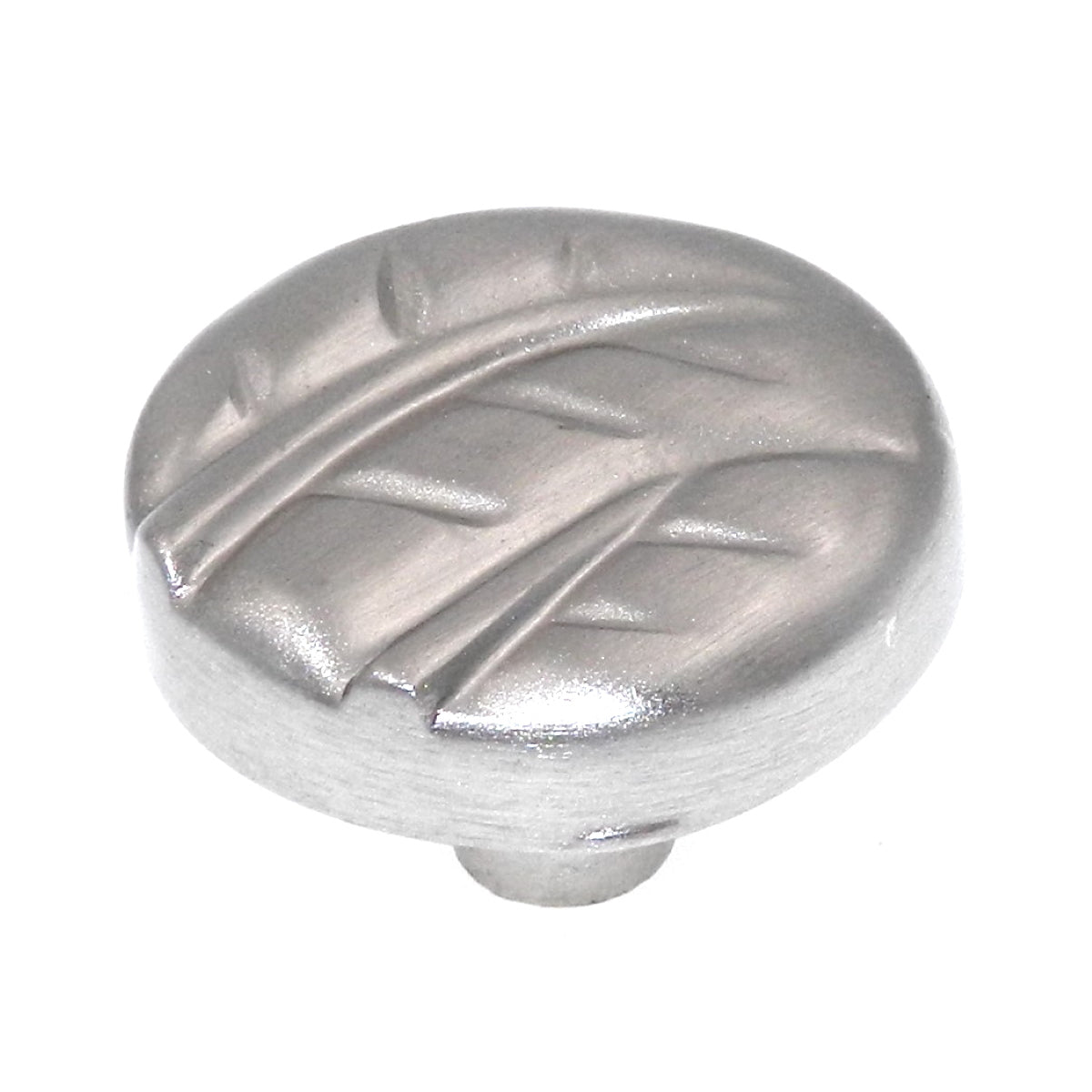 10 Pack WH101-SN Satin Nickel 1 1/4" Round Leaf Cabinet Knob from WCH